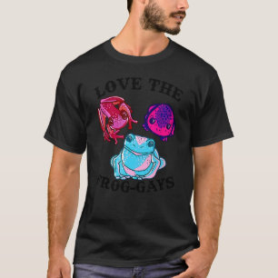 Love The Frog Say Gay Lgbt Pride Month Ally Rainbo T-Shirt