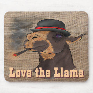 Love the Llama - Mousepad