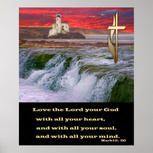  Love the Lord your God poster