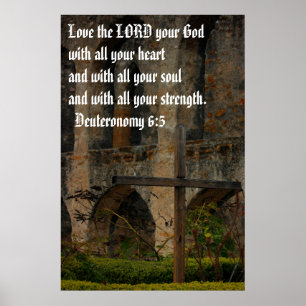Love the LORD, your God Poster