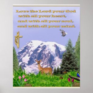 Love the Lord your God with all your heart poster