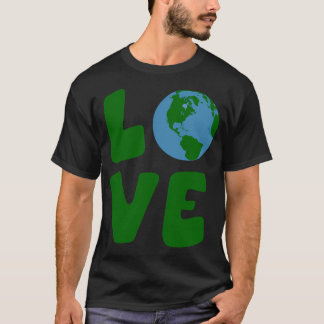 Love The Mother Earth Planet T-Shirt