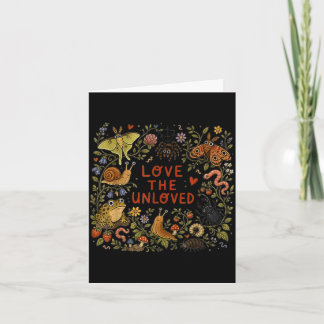 Love the unloved bugs insect entomology card