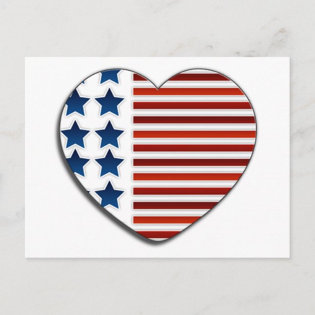 Love the USA Postcard (Front)