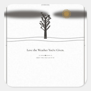 Love the Weather Stoic Sticker