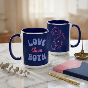 Love Them Both Pro-Life Mum Baby Eternal Soul Mug