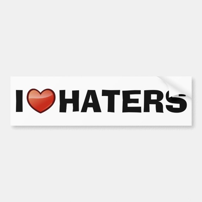 Love them bumper sticker (Front)