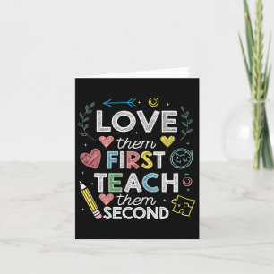Love Them First Autism Awareness Card