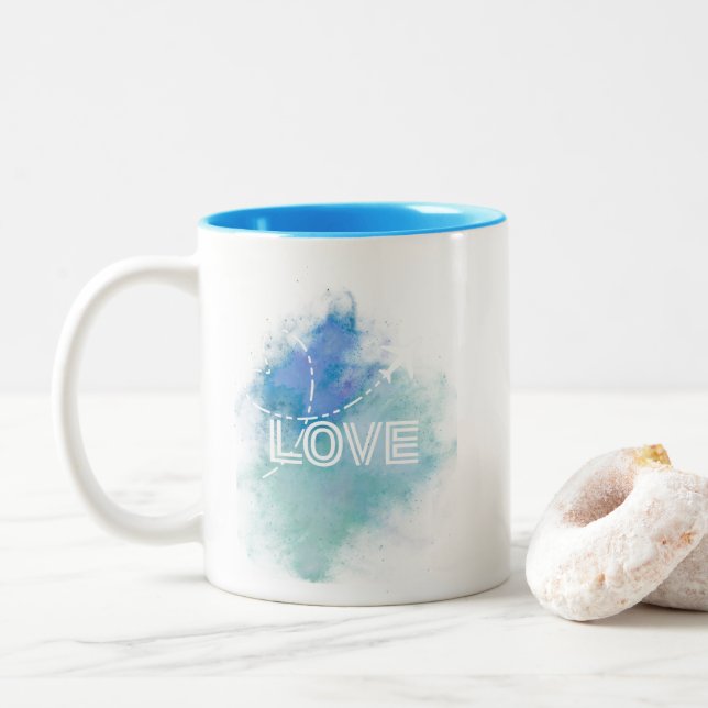 Love theme Mug (With Donut)