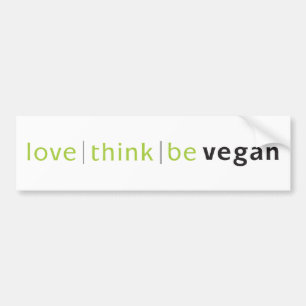 love think be bumper sticker