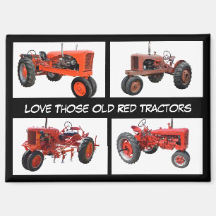 Love Those Old Red Tractors tractors Magnet
