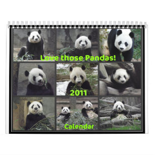 Love Those Pandas! 2011 Calendar