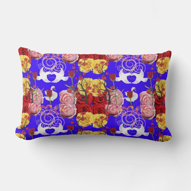 love through pillow. lumbar cushion (Front)