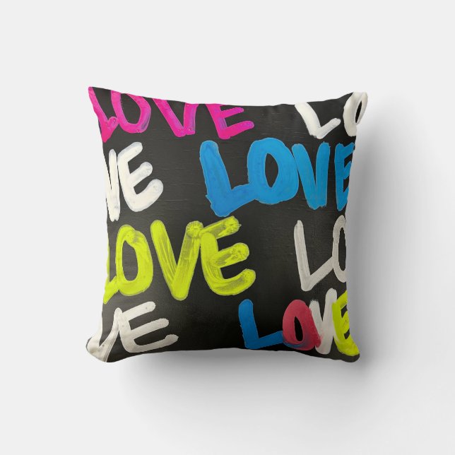 Love Throw Pillow (Front)