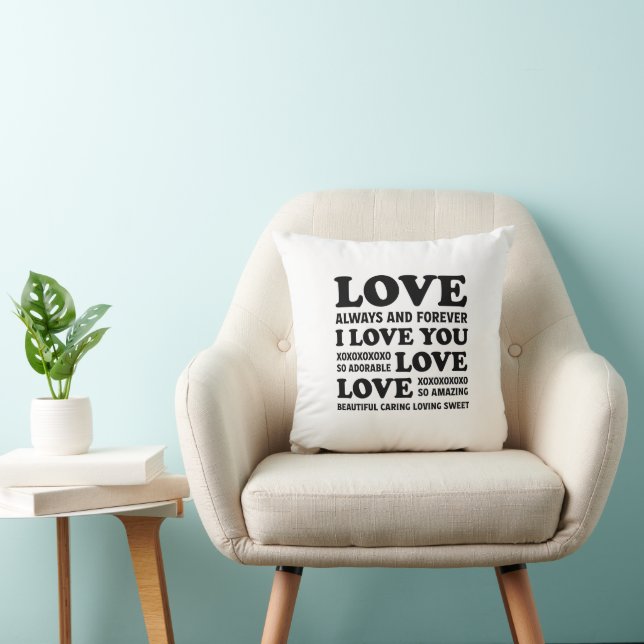 Love Throw Pillow (Chair)