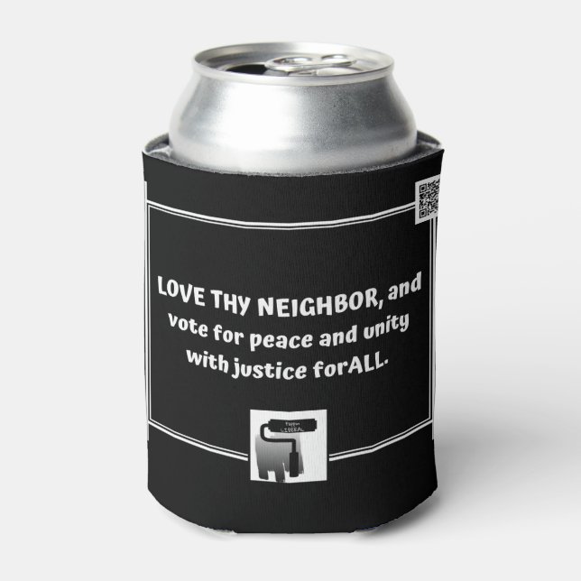 Love Thy Neighbour - can cooler with attitude (Can Front)