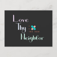 Love Thy Neighbour Get the Vax Bandaid Personalise