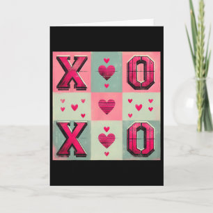 Love Tic-tac-toe Valentine Design Card