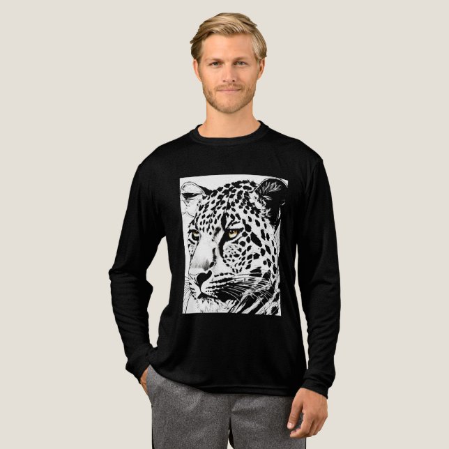 LOVE Tiger Tri-Blend Shirt (Full Front)