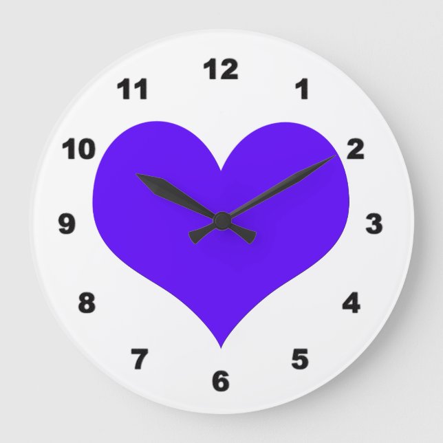Love Time Acrylic Wall Clock (Front)