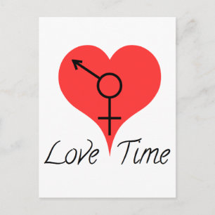 love time postcard