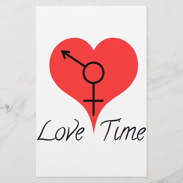 love time stationery (Front)
