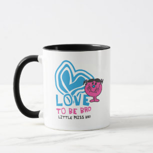 Love To Be Bad   Deformed Heart Mug