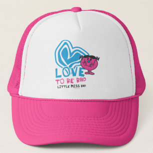 Love To Be Bad Deformed Heart Trucker Hat