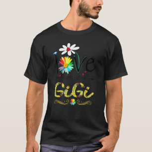 Love To Be Called Gigi Butterfly Flower  Mothers D T-Shirt