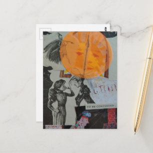 Love to be Continued Collage Postcard