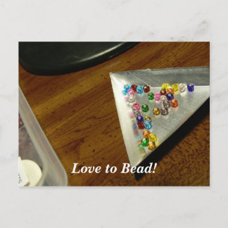 Love to Bead! Postcard