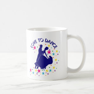 Love to dance coffee mug