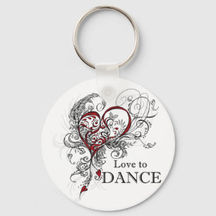 Love to Dance Key Chain