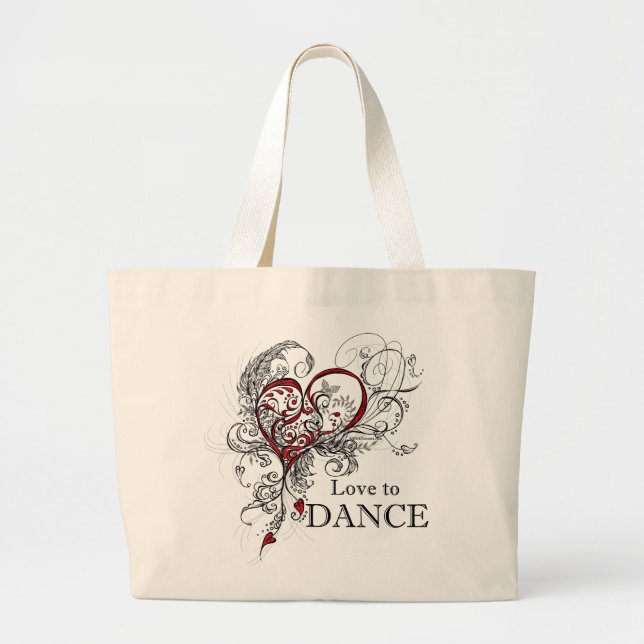 Love to Dance Tote (customisable) (Front)