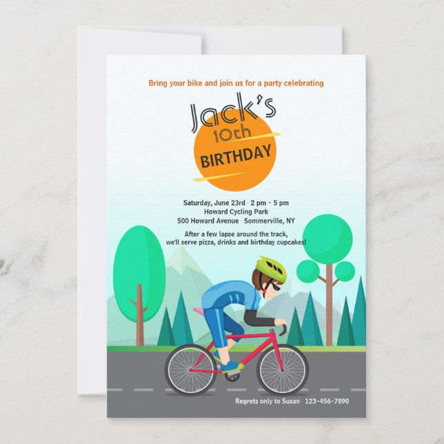 Love to Ride Invitation (Front)