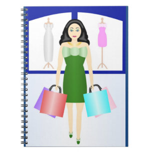 LOVE TO SHOP SPIRAL NOTEBOOK