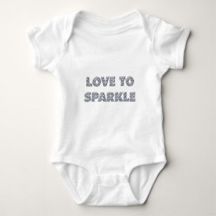 Love To Sparkle Baby Bodysuit