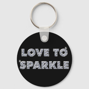 Love To Sparkle Key Ring