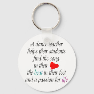 Love to Teach Dance Keychain(s) Key Ring