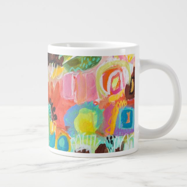 Love to Travel I Large Coffee Mug (Right)
