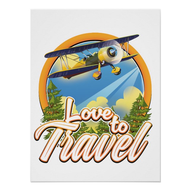Love to Travel Poster (Front)