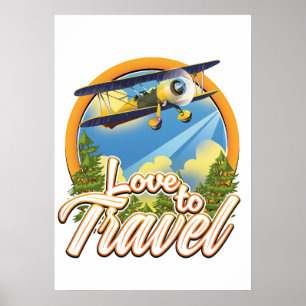 Love to Travel Poster