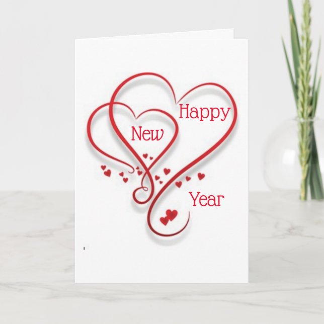 ***LOVE TO YOU** & CELEBRATING TOO! NEW YEAR HOLIDAY CARD (Front)
