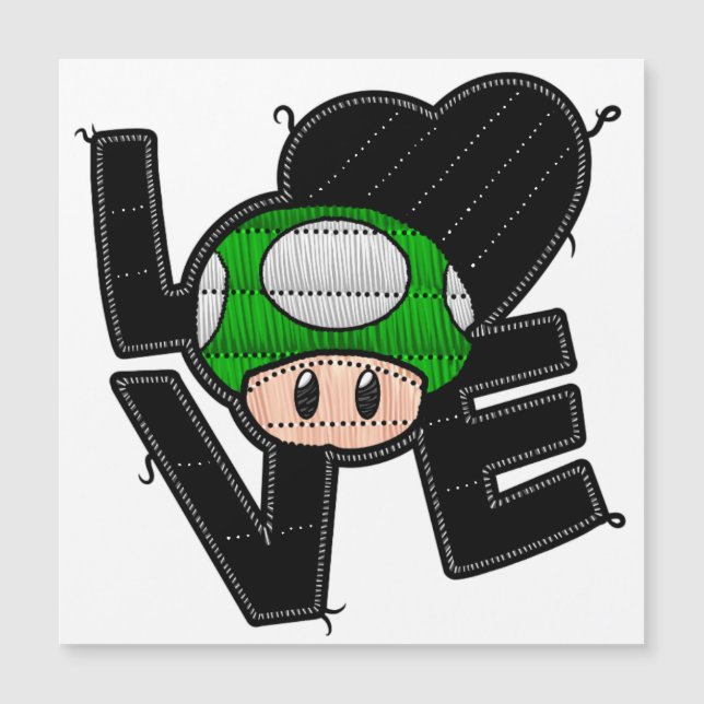 Love Toad - Green Magnet (Front)