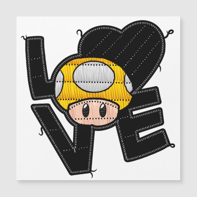 Love Toad - Yellow Magnet (Front)