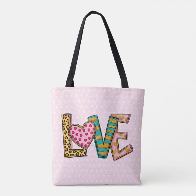 Love tote bag (Back)