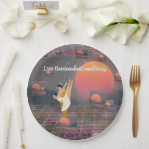 Love Transcends Multiverse Paper Plate