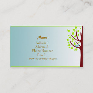Love tree business card