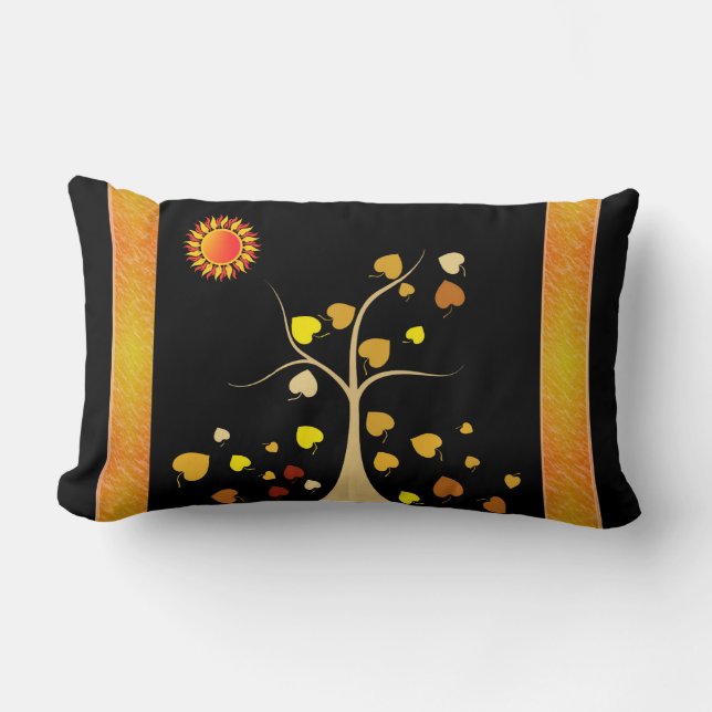 Love Tree Lumbar Pillow (Front)