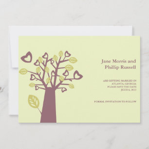 Love Tree -Save the date cards